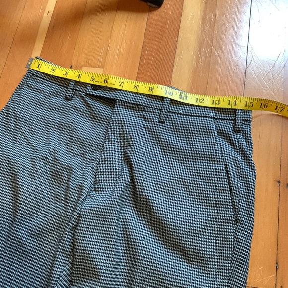 Uniqlo Houndstooth Trousers Grey and Black - Picture 2 of 7